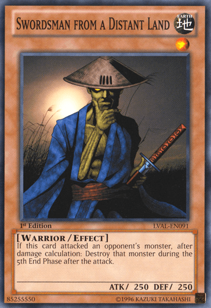 Swordsman from a Distant Land [LVAL-EN091] Common (ONLINE ORDER ONLY)