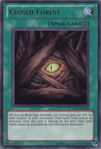 Closed Forest (5D's Duel Transer) [YDT1-EN002] Ultra Rare (ONLINE ORDER ONLY)