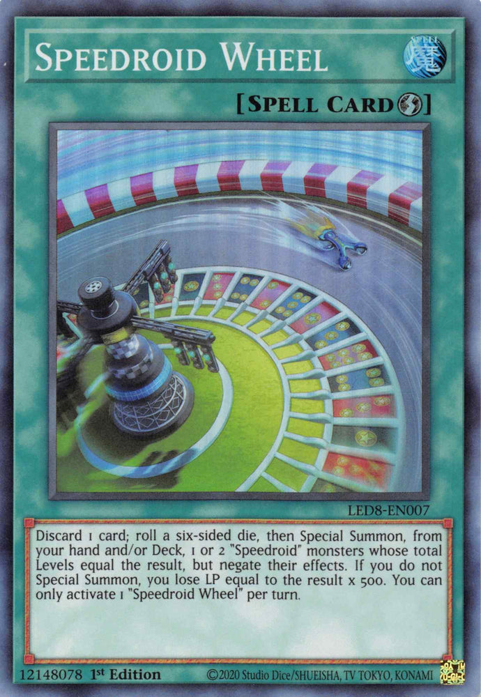 Speedroid Wheel [LED8-EN007] Super Rare (ONLINE ORDER ONLY)