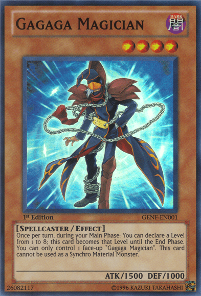 Gagaga Magician [GENF-EN001] Super Rare (ONLINE ORDER ONLY)