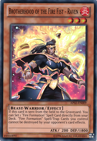 Brotherhood of the Fire Fist - Raven [AP02-EN009] Super Rare (ONLINE ORDER ONLY)