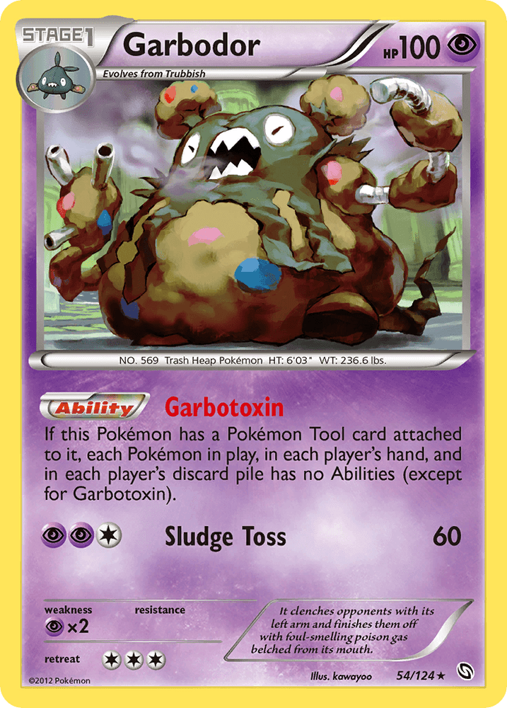 Garbodor (54/124) [Black & White: Dragons Exalted] (Online Only)