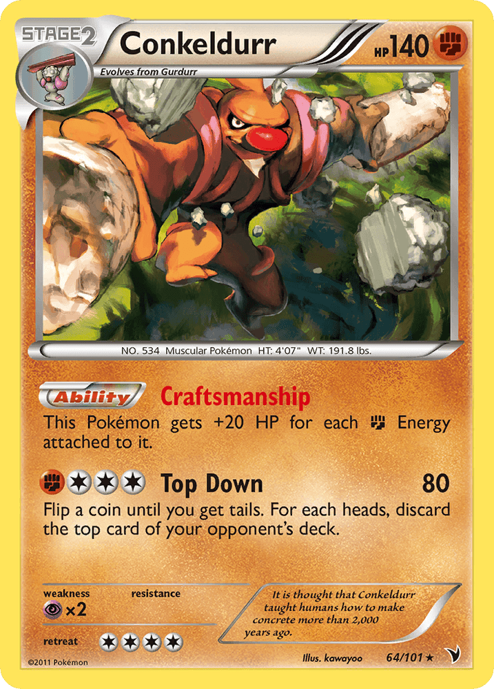 Conkeldurr (64/101) [Black & White: Noble Victories] (Online Only)