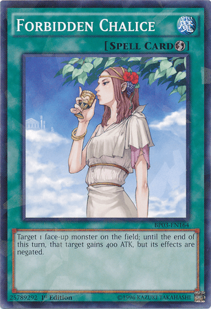 Forbidden Chalice [BP03-EN164] Shatterfoil Rare (ONLINE ORDER ONLY)
