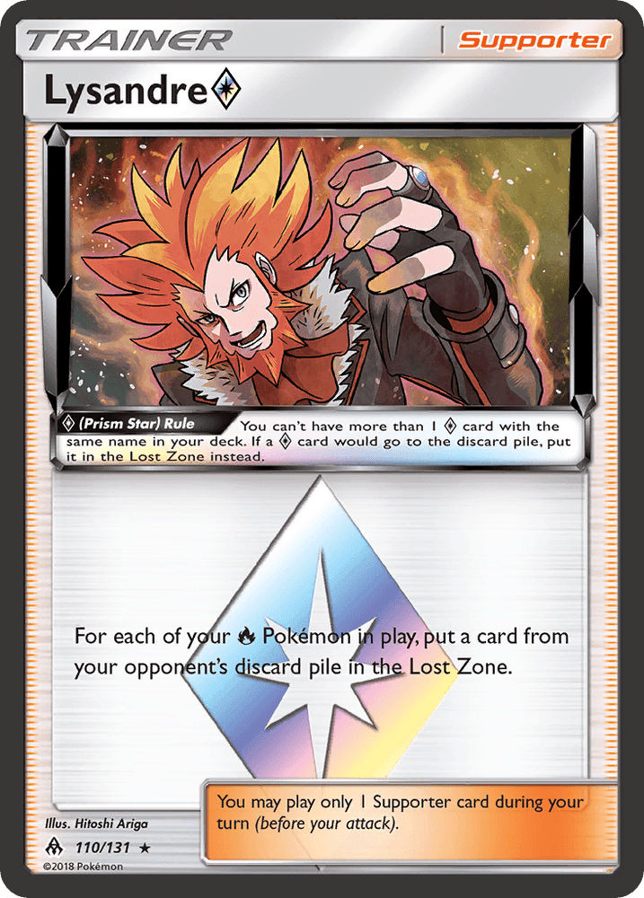 Lysandre (110/131) (Prism Star) [Sun & Moon: Forbidden Light] (Online Only)