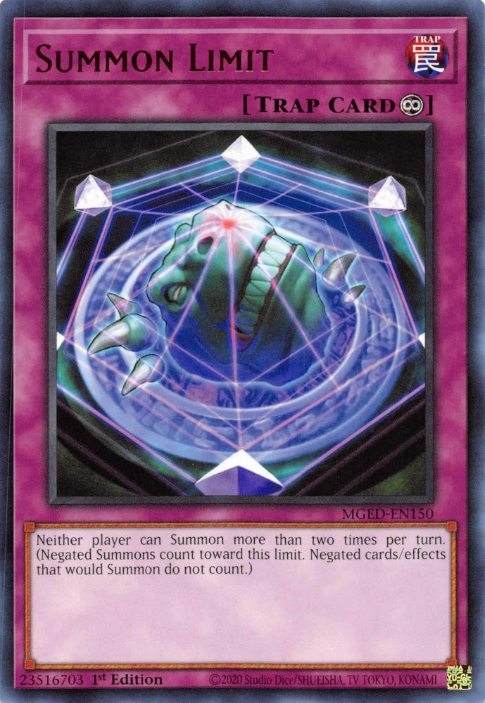 Summon Limit [MGED-EN150] Rare (ONLINE ORDER ONLY)