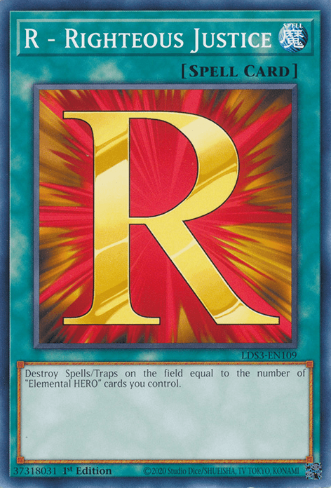 R - Righteous Justice [LDS3-EN109] Common (ONLINE ORDER ONLY)