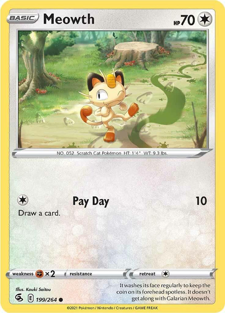 Meowth (199/264) [Sword & Shield: Fusion Strike] (Online Only)