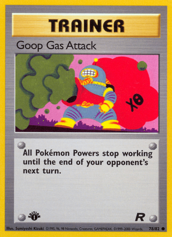 Goop Gas Attack (78/82) [Team Rocket 1st Edition] (Online Only)