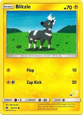 Blitzle (81/214) (Pikachu Stamp #45) [Battle Academy 2020] (Online Only)