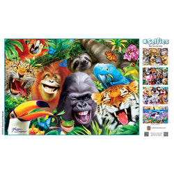Selfies - Rainforest Rascals 500 Piece Jigsaw Puzzle