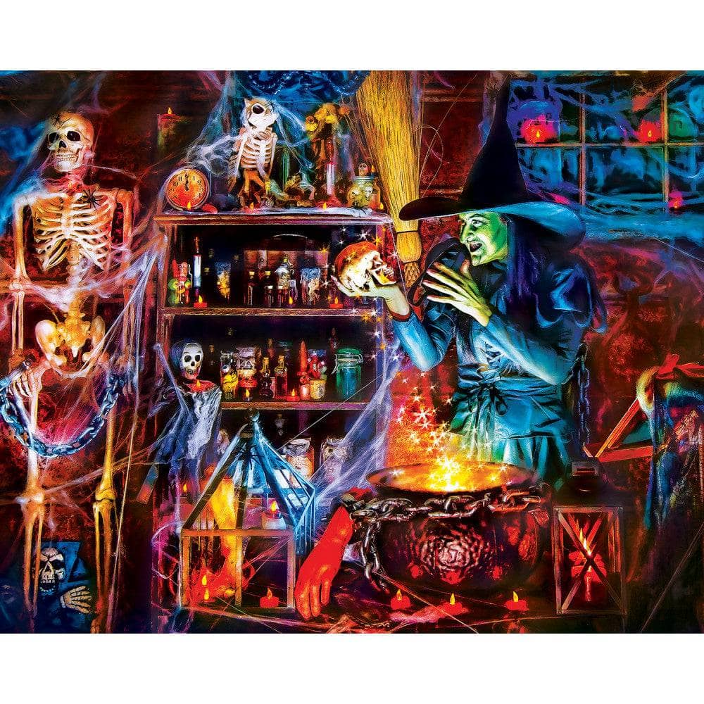 Halloween Glow in the Dark 100 Piece Jigsaw Puzzles 4-Pack