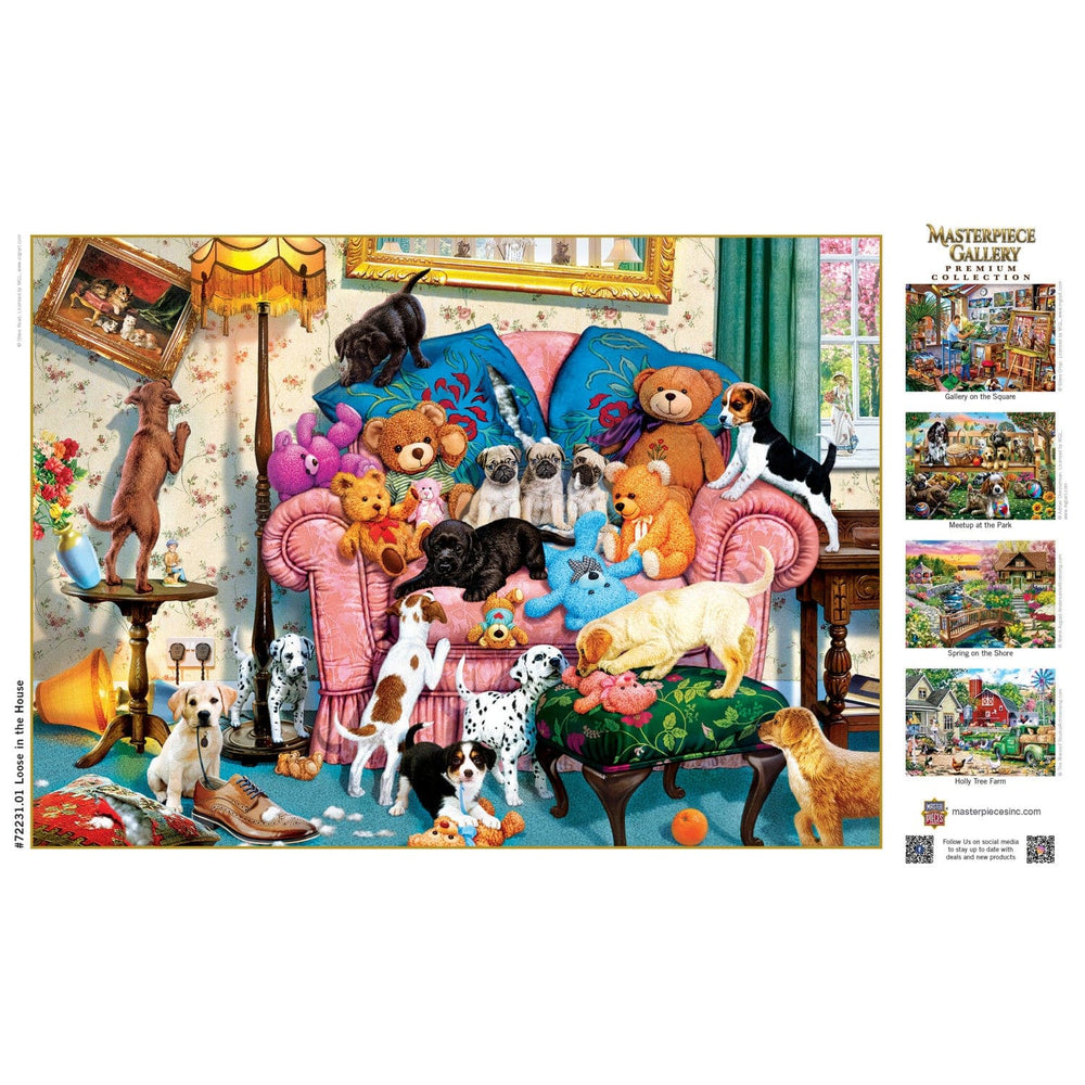 Masterpiece Gallery - Loose in the House 1000 Piece Jigsaw Puzzle (ONLINE ORDER ONLY)