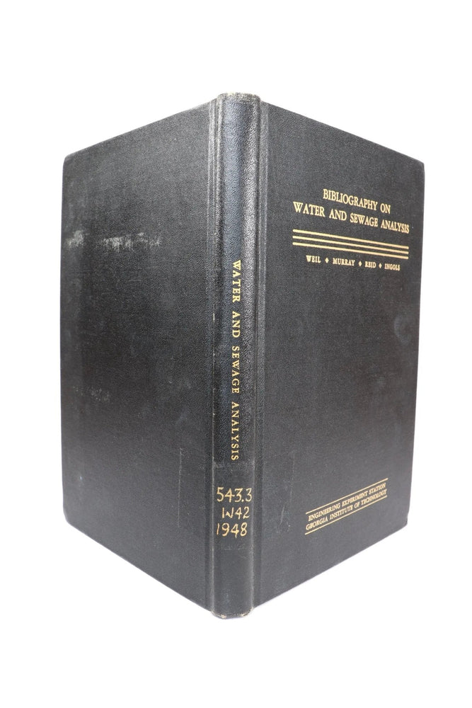 Bibliography on Water and Sewage Analysis (ONLINE ORDER ONLY)