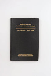 Bibliography on Water and Sewage Analysis (ONLINE ORDER ONLY)