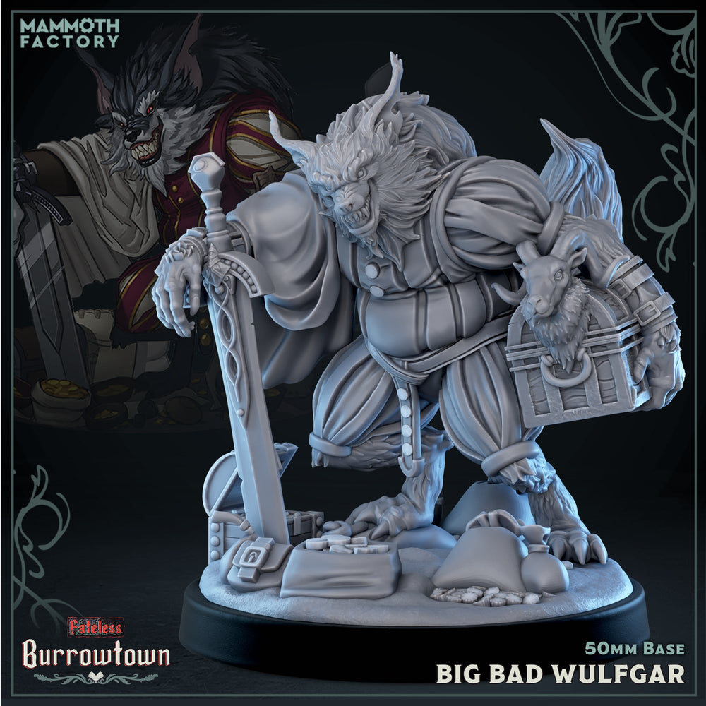 Big Bad Wulfgar (Male Werewolf Noble) (ONLINE ORDER ONLY)