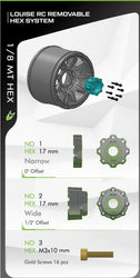 Louise RC ST-Pioneer Sport 1/8 3.8 Stadium Truck MFT Belted Tires 17mm Hex Hub 0" & 1/2" Offset LT3325X (ONLINE ORDER ONLY)