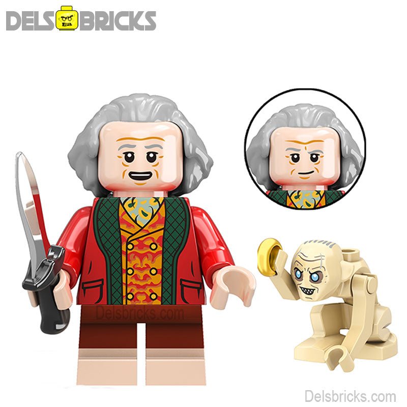 Bilbo baggins The Hobbit Lord of The Rings Lego Minifigures Custom Toys 3 (ONLINE ORDER ONLY)
