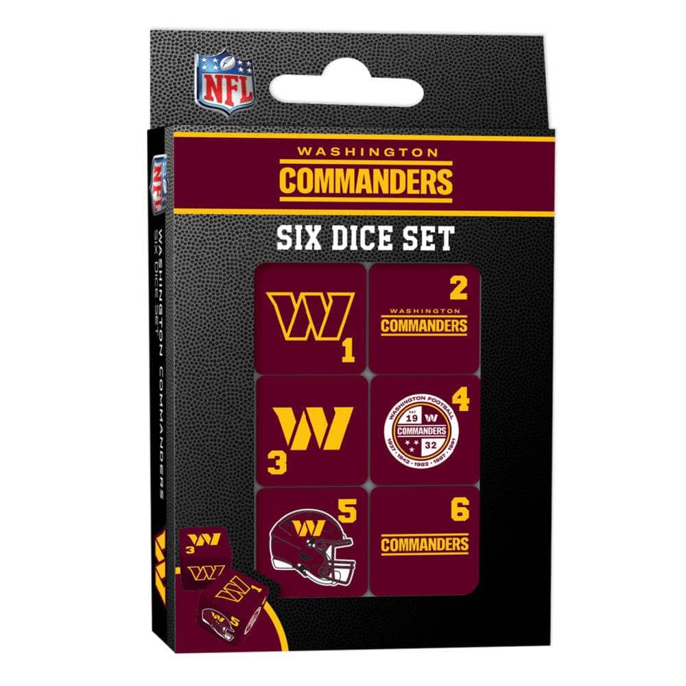 Washington Commanders Dice Set - 19mm (ONLINE ORDER ONLY)