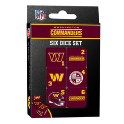 Washington Commanders Dice Set - 19mm (ONLINE ORDER ONLY)