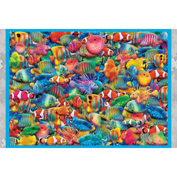 World's Smallest - Rainbow Flow 1000 Piece Jigsaw Puzzle (ONLINE ORDER ONLY)