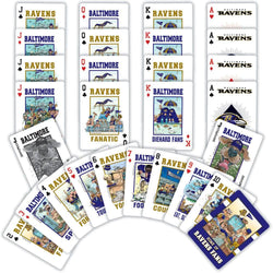 Baltimore Ravens Fan Deck Playing Cards - 54 Card Deck (ONLINE ORDER ONLY)