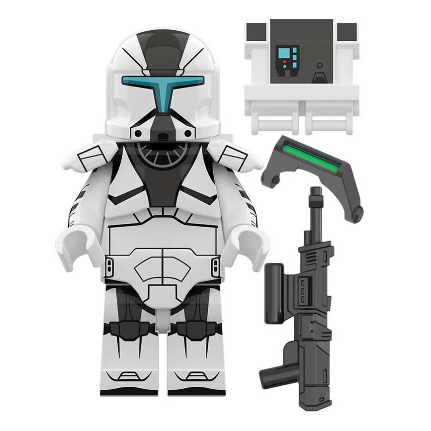 Black Clone Commando Star Wars Lego Minifigures Custom Toys (ONLINE ORDER ONLY)