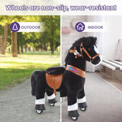 Model U Horse Age 4-7 Black (ONLINE ORDER ONLY)