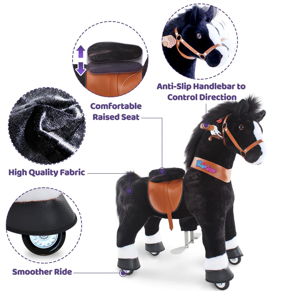 Model U Horse Age 4-7 Black (ONLINE ORDER ONLY)