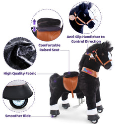 Model U Horse Age 4-7 Black (ONLINE ORDER ONLY)