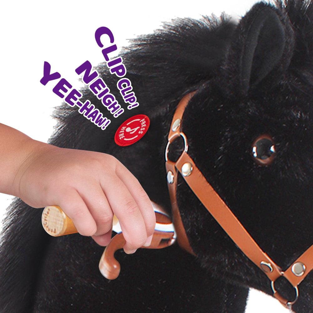 Model U Horse Age 4-7 Black (ONLINE ORDER ONLY)