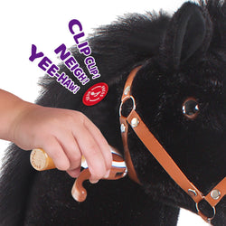 Model U Horse Age 4-7 Black (ONLINE ORDER ONLY)