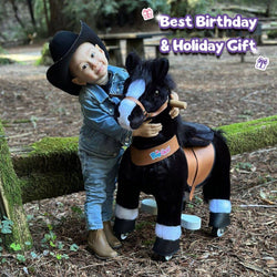 Model U Horse Age 4-7 Black (ONLINE ORDER ONLY)