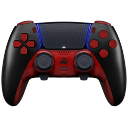 MODDEDZONE BLACK/RED PS5 DualSense Edge Custom Modded Wireless Controller (ONLINE ORDER ONLY)