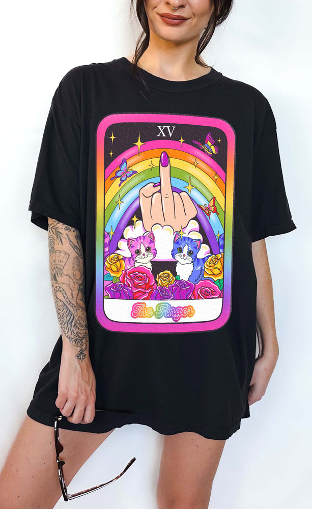 The Finger Tarot Card Tee (ONLINE ORDER ONLY)