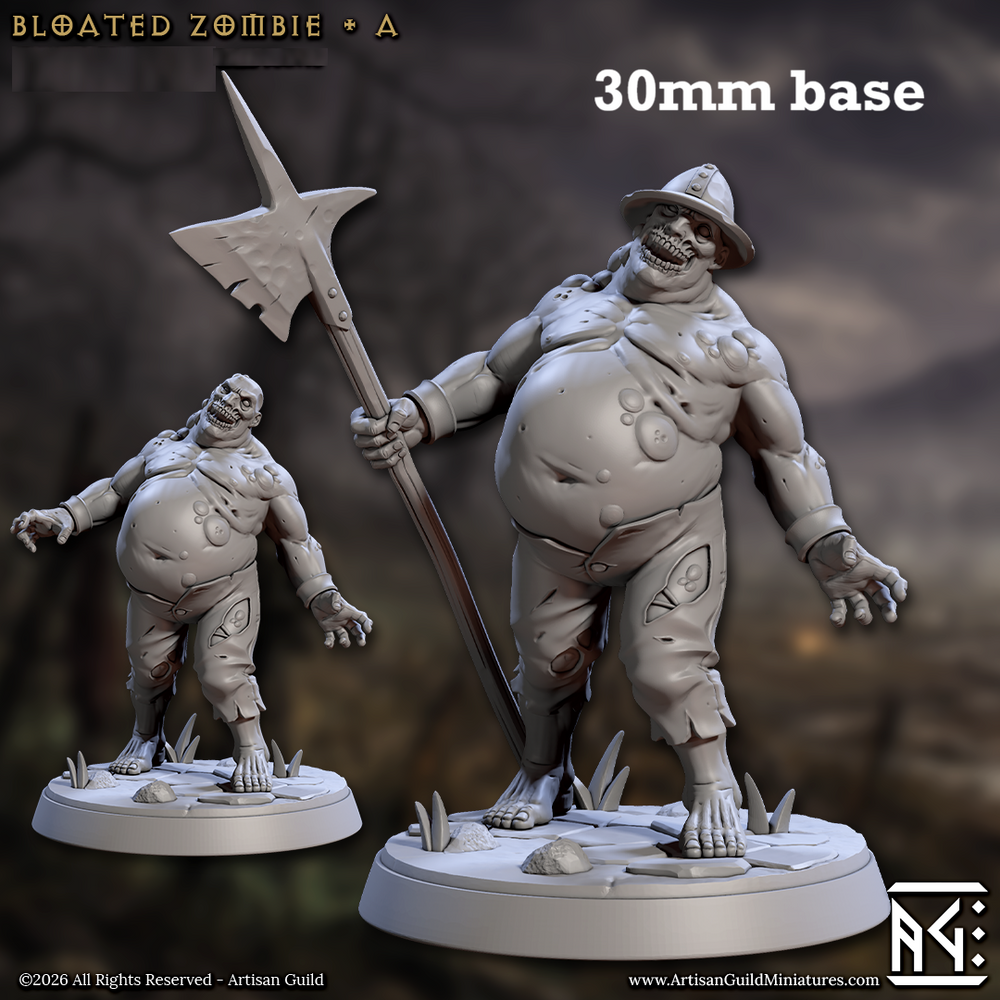 Bloated Zombie: Sculpt A (Male Zombie) (ONLINE ORDER ONLY)