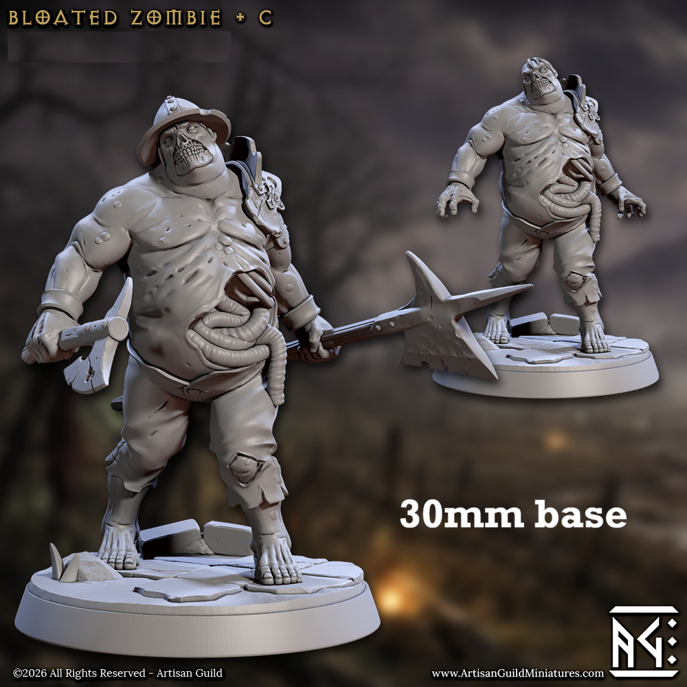 Bloated Zombie: Sculpt C (Male Zombie) (ONLINE ORDER ONLY)