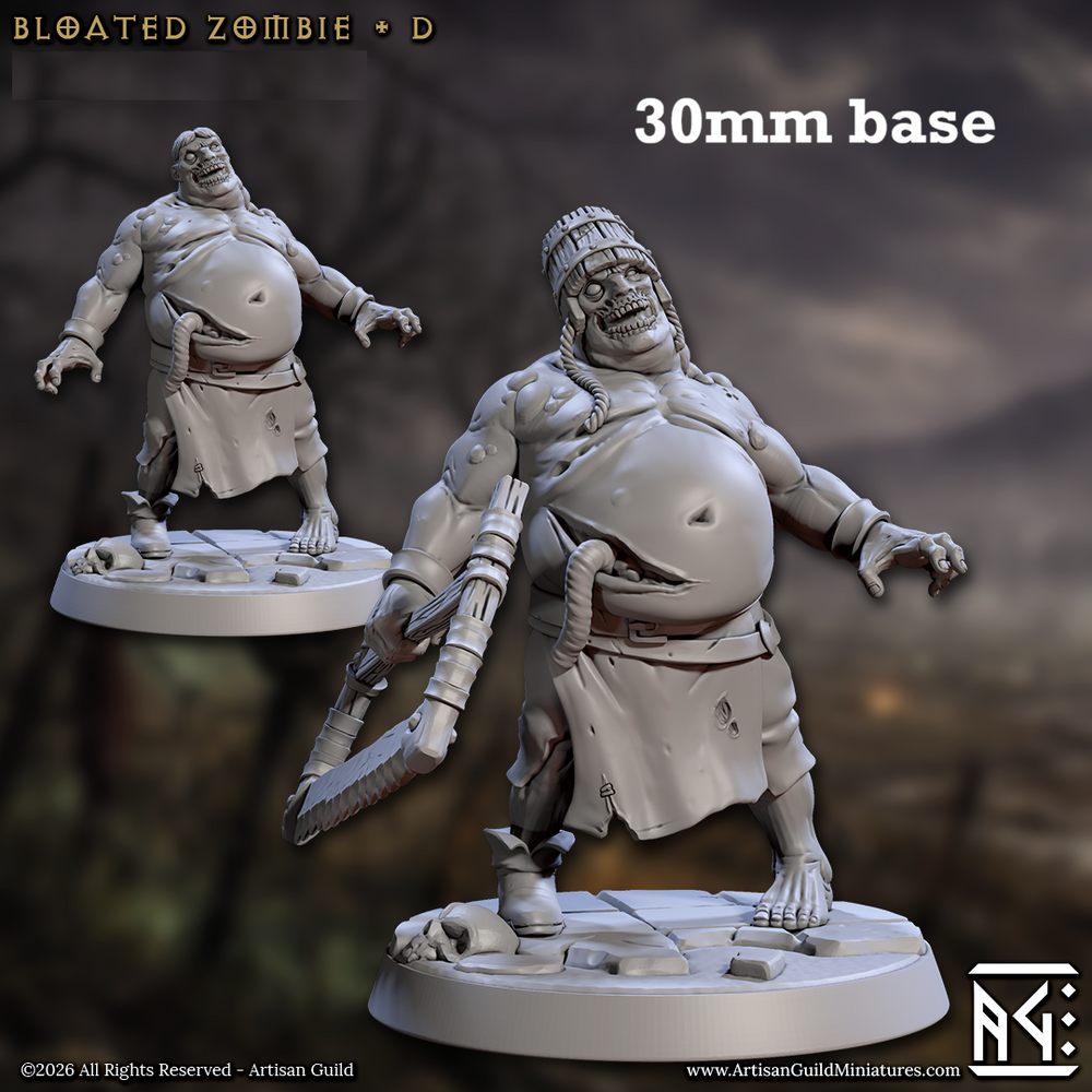 Bloated Zombie: Sculpt D (Male Zombie) (ONLINE ORDER ONLY)