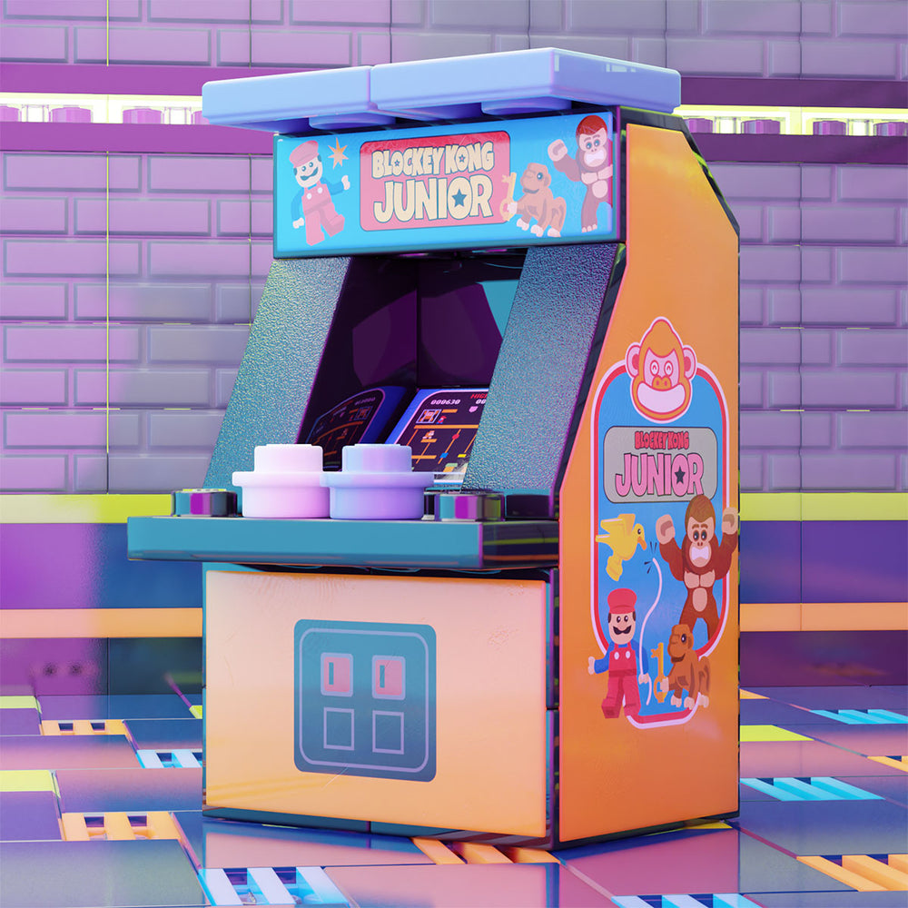Blockey Kong Jr. - Custom Arcade Machine made using LEGO parts (Online Order Only)
