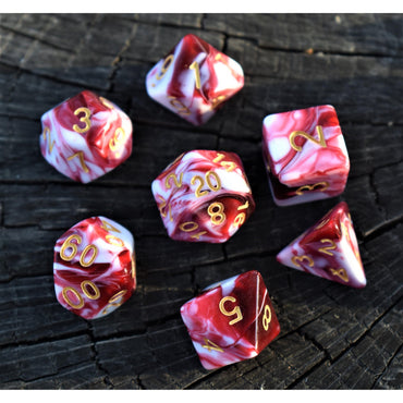 Bloody Waters Acrylic Dice Set (ONLINE ORDER ONLY)