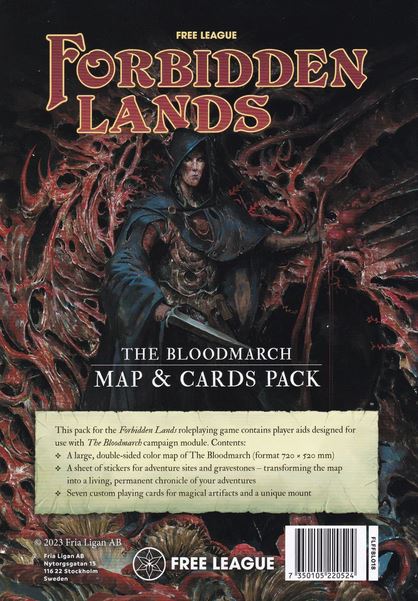 Forbidden Lands: The Bloodmarch Map & Cards Pack (ONLINE ORDER ONLY)