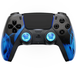 MODDEDZONE BLUE FIRE PS5 CUSTOM MODDED CONTROLLER