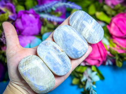 BLUE Moonstone Crystal Palmstones (ONLINE ORDER ONLY)