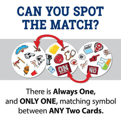 Wisconsin Badgers Spot It! Card Game (ONLINE ORDER ONLY)