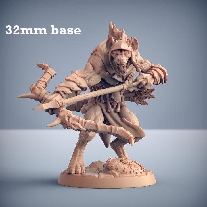 Bonegnasher Gnoll: Sculpt E (Male Gnoll Ranger) (Online Order Only)