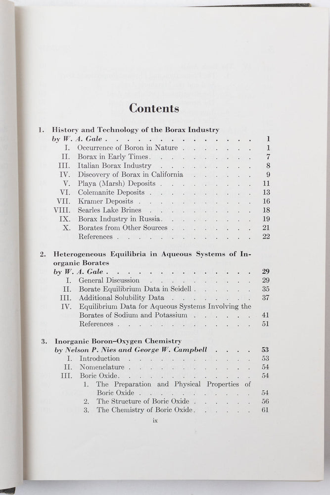 Boron, Metallo-Boron, Compounds and Boranes (ONLINE ORDER ONLY)
