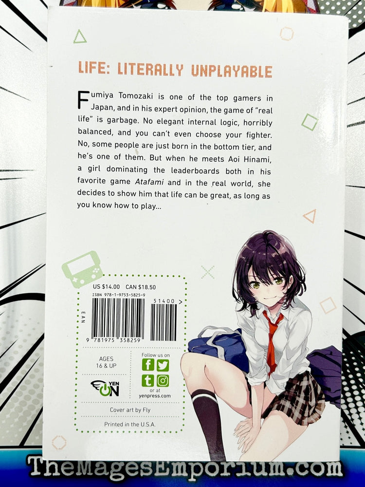 Bottom-Tier Character Tomozaki Vol 1 Light Novel (Online Order Only)