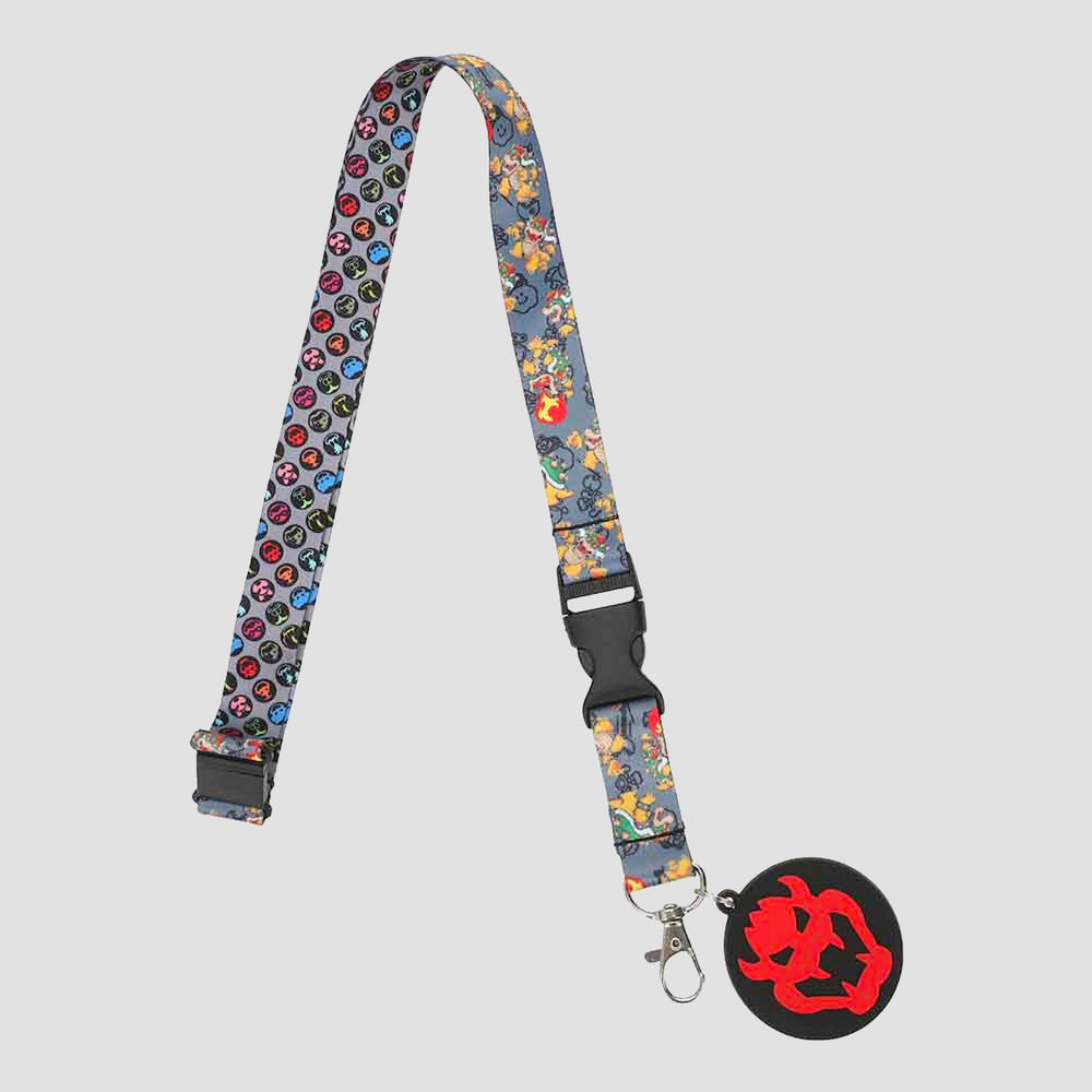 Bowser Super Mario Bros Lanyard (Online Order Only)