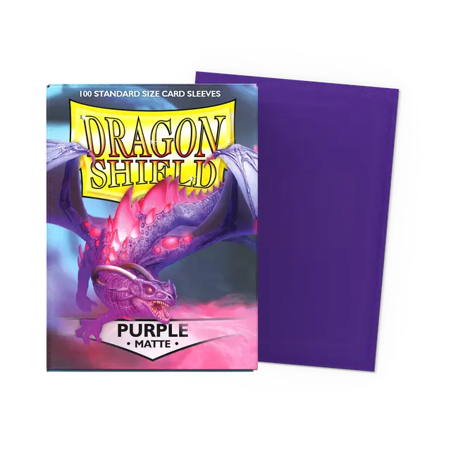 Dragon Shield: Standard 100ct Sleeves - Purple (Matte) (Online Order Only)