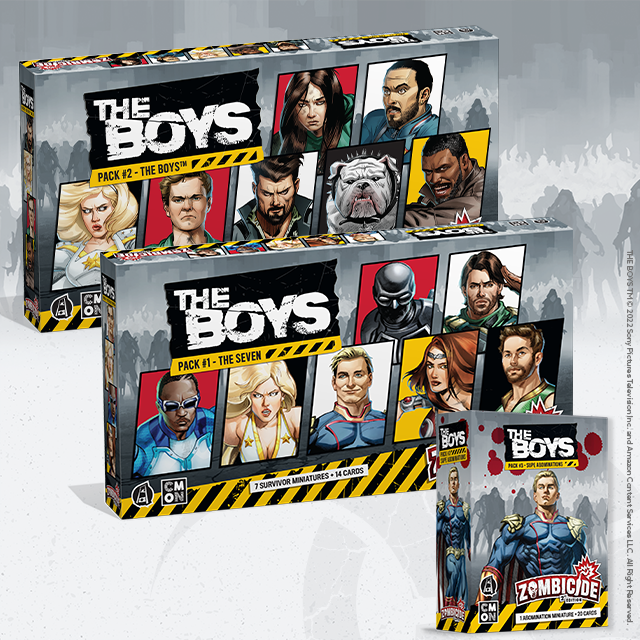 Zombicide: The Boys Character Packs Bundle (ONLINE ORDER ONLY)